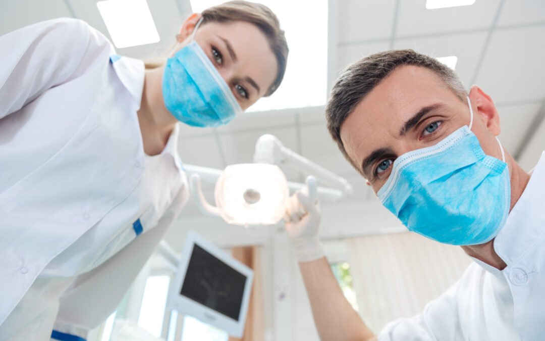 Doctors using Dental Technologies for check-up